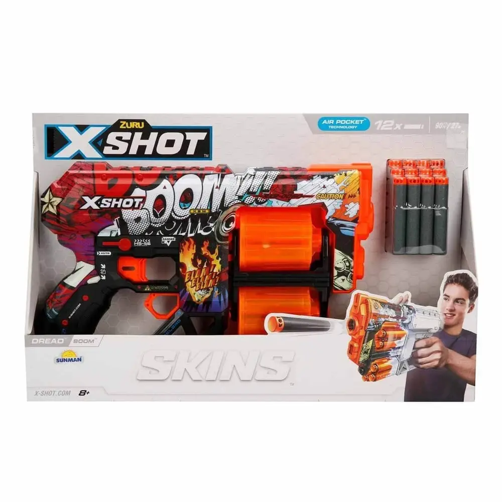36517 X-Shot Skins Dread 12 li Sünger Dart Atan 31 cm-Sunman 4