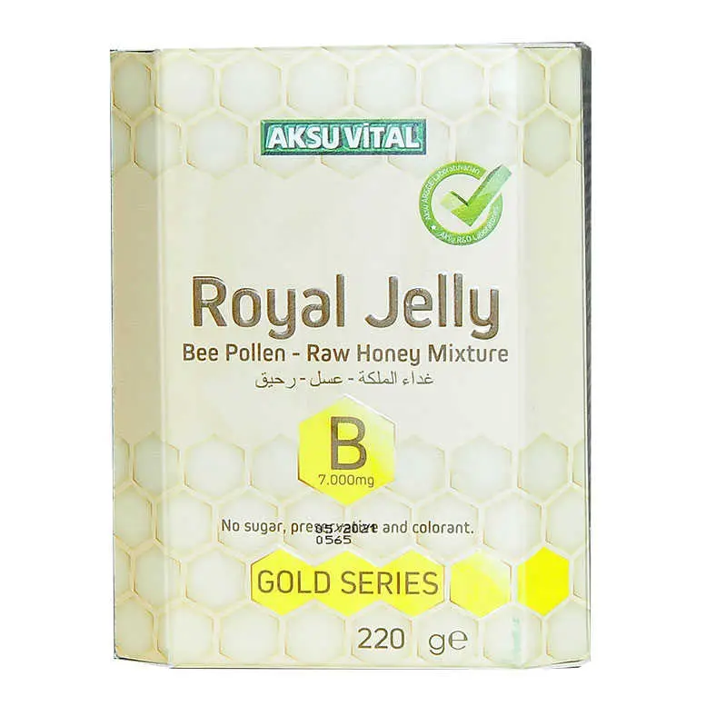 Arı Sütü Polen Bal Karışımı B 7.000 Mg Gold Seri 220 Gr 4