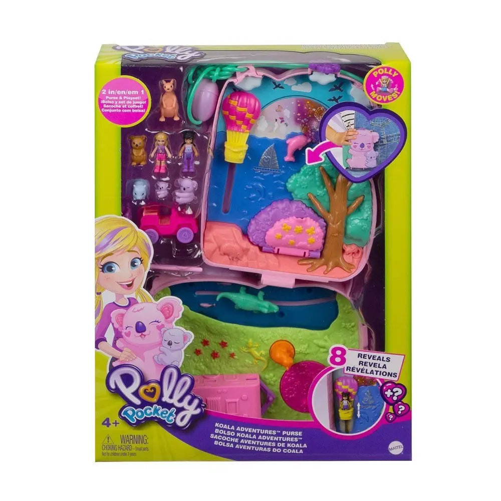 GKJ63 Polly Pket Çanta Olabilen Micro Oyun Setleri / +4 yaş 3