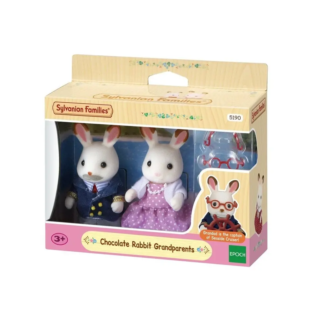 5190 Sylvanian Families,  Kulaklı Tşan Anneanne ve Dede, +3 yaş