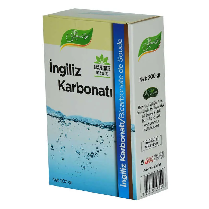 Yenilebilir İngiliz Karbonatı Bicarbonate De Soude 200 Gr 4