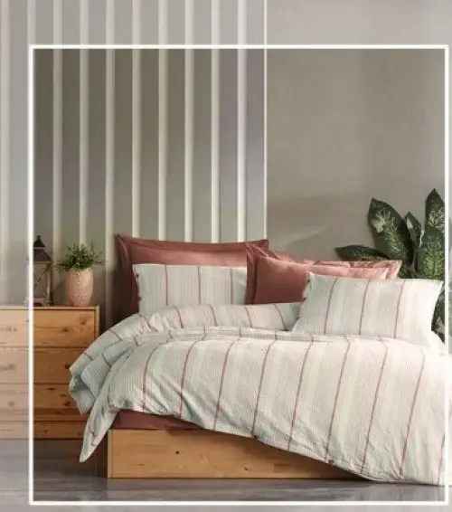 Şaheser Home Collection İplik Boyalı Nev Takımı va Kiremit