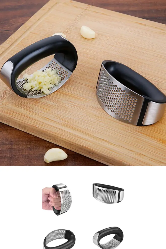 Yeni Sarımsak Ezici Paslanmaz Çelik Garlic Press 3
