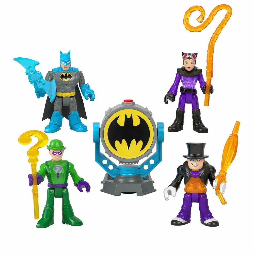 HFD47 Imaginext, Bat-Tech Bat-Signal Figür Seti, DC Super Friends 2