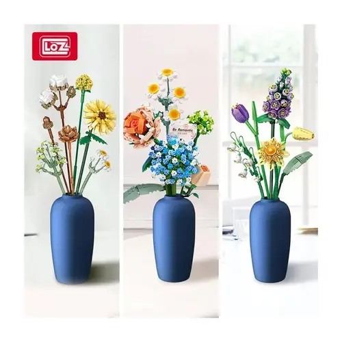 LZ1670 LOZ Eternal Flowers Serisi - ''Kar Sonrası İlk Güneş'' 646 Parça Yapım Seti