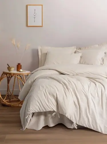 Cotton Keten Çift Kişilik Nevresim Takımı Esmira