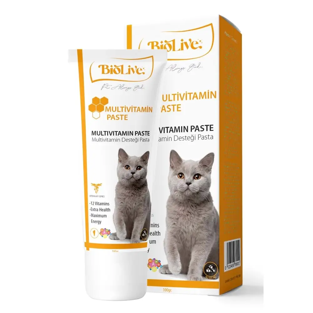 Biolive Kediler İçin Multimin Paste 100gr