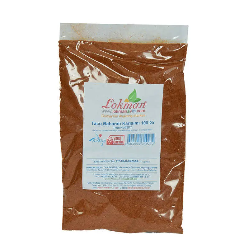 Taco Baharatı Karışımı 100 Gr Paket 3