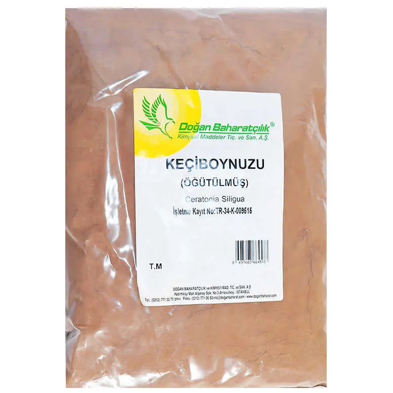 Keçiboynuzu Unu Harnup Unu Öğütülmüş Doğal 1000 Gr Paket 3