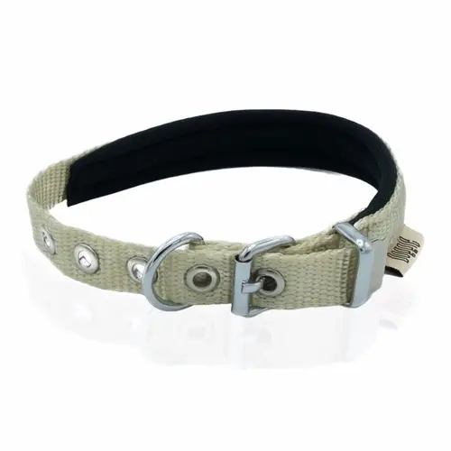 Softlu Köpek Boyun Tasması 2 cm 30-36-40 cm Haki