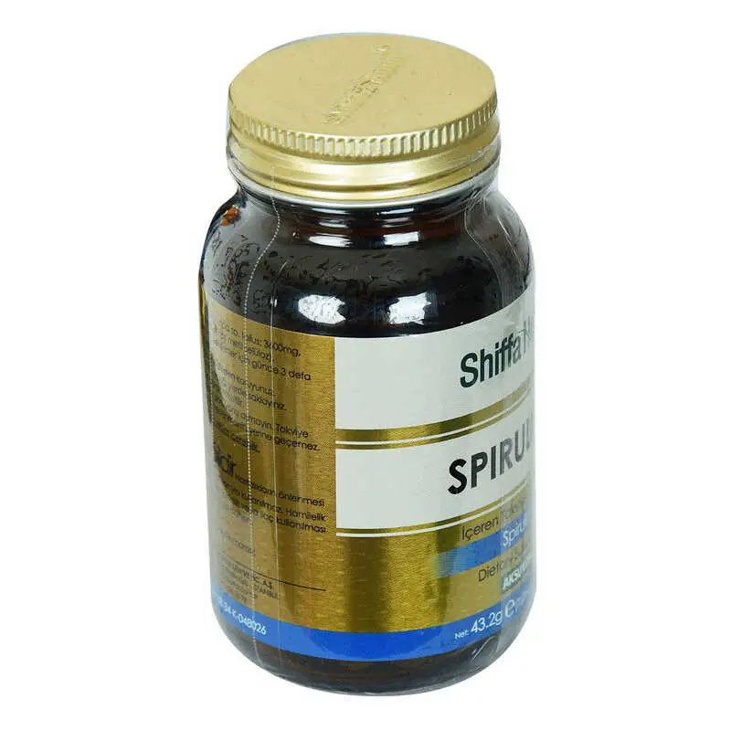 Shiffa Home Spirulina Diyet Takviyesi 720 Mg x 60 4