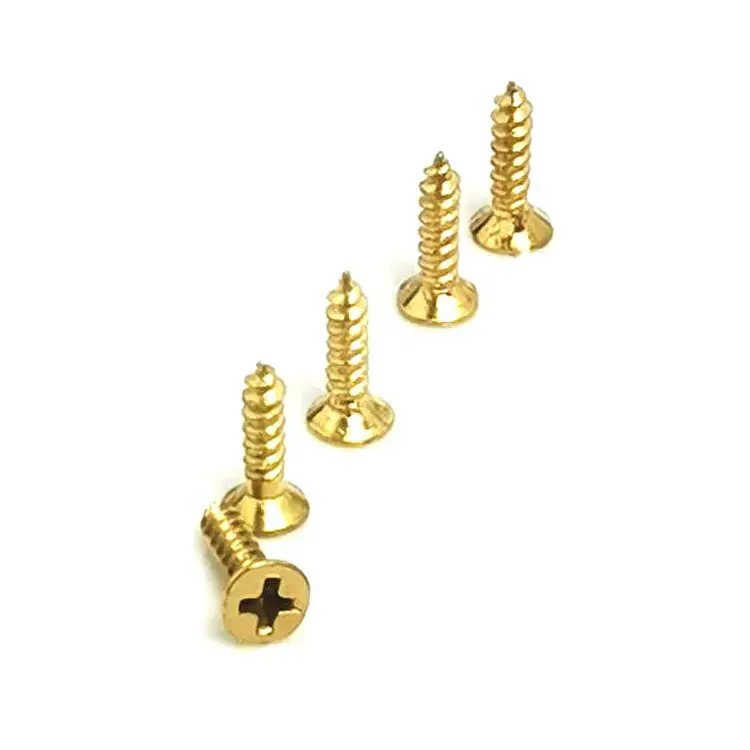 Klips, Menteşe, Ayak, Ysb Vidası - 2,9x9,5mm Sarı, 100 Adet