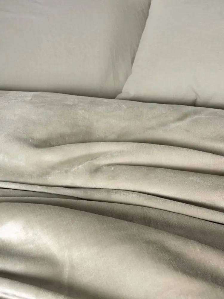 Çift Kişilik Nevresim Takımı Velvet Flossy Taş 2