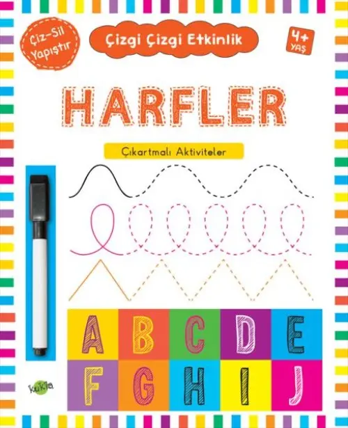 Çizgi Çizgi Etkinlik - Harfler  (4+ Yaş)