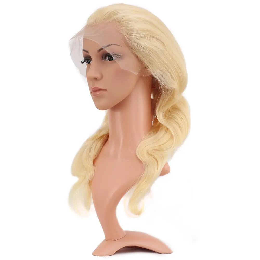 Gerçek Front Lace Daalı Platin Tül Peruk / 60/65cm 3