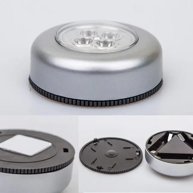 Gardrop - Çekmece - Dolap Köşe Aydınlatıcı Kablosuz  Pilli Led Spot Mutfak Lamba Stick 5