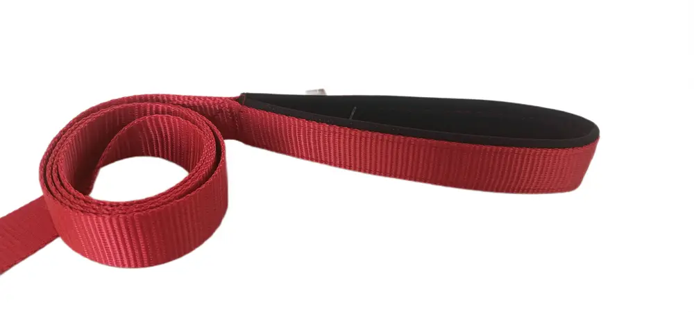 Köpek Gezdirme Kayışı 1,5 cm x 115 cm Kırmızı 6