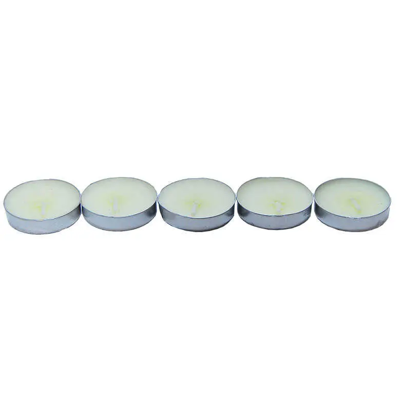 Tea Lights Beyaz Mum 5 li 1 Paket 3
