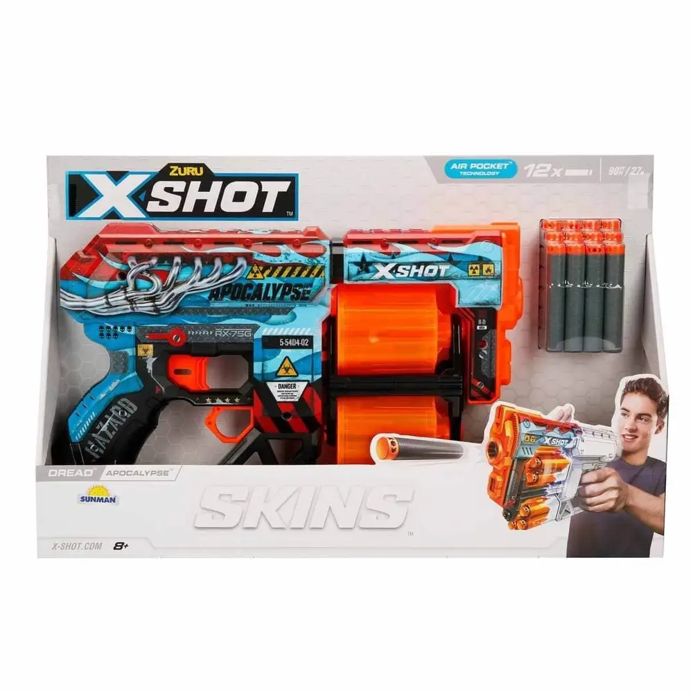 36517 X-Shot Skins Dread 12 li Sünger Dart Atan 31 cm-Sunman 3