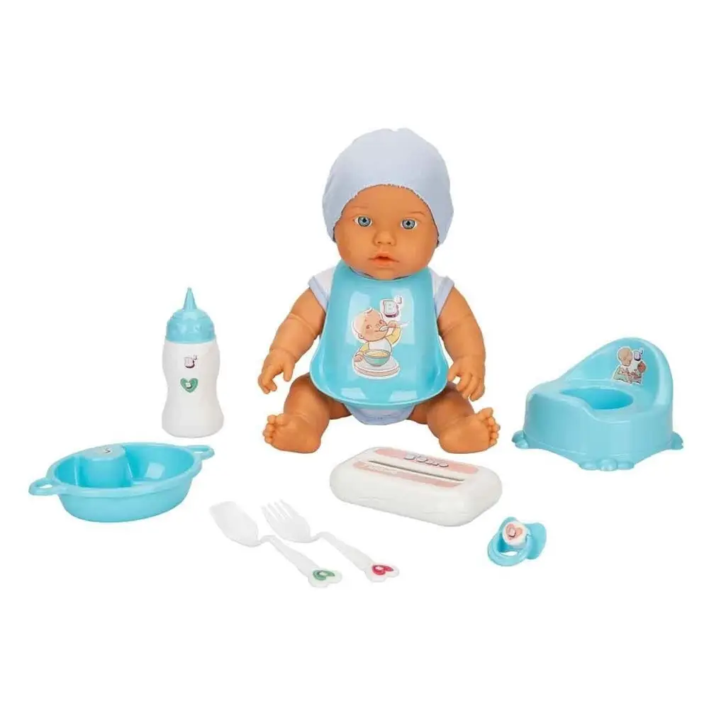 3823 Bebelou Bakım Zamanı Sesli en Ağlayan Bebek 32 cm -Sunman 4
