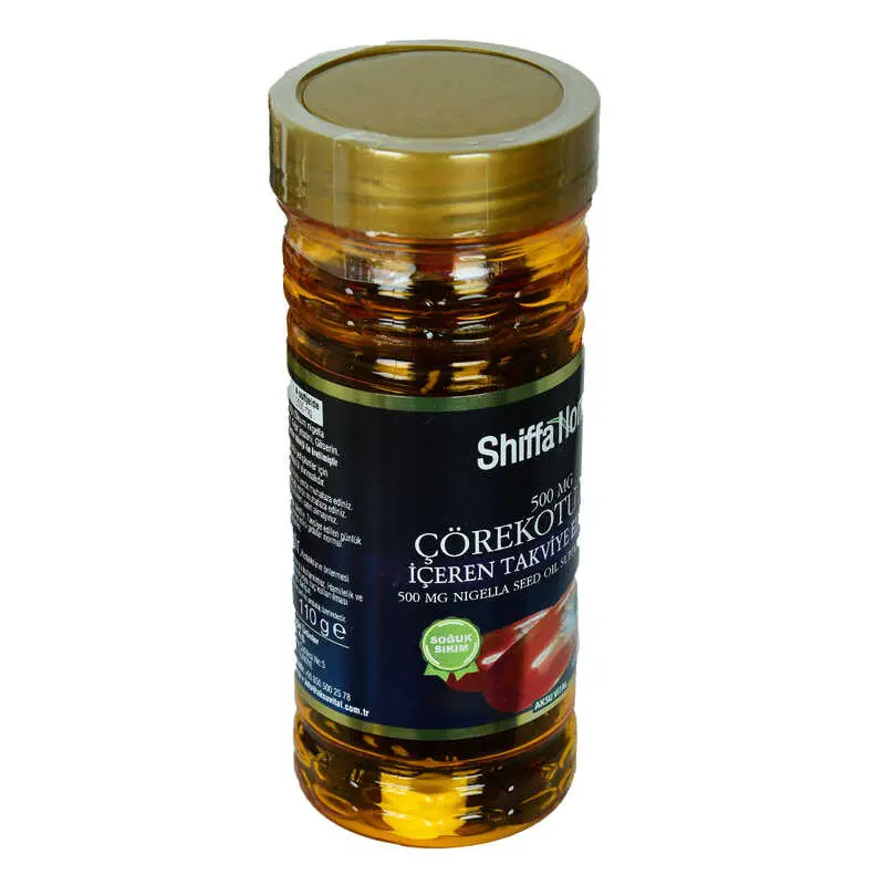 Shiffa Home Çörek Otu Yağı Soğuk Pres 500 Mg x 150 4