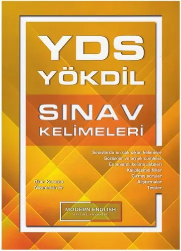 YDS YÖKDİL Sın Kelimeleri