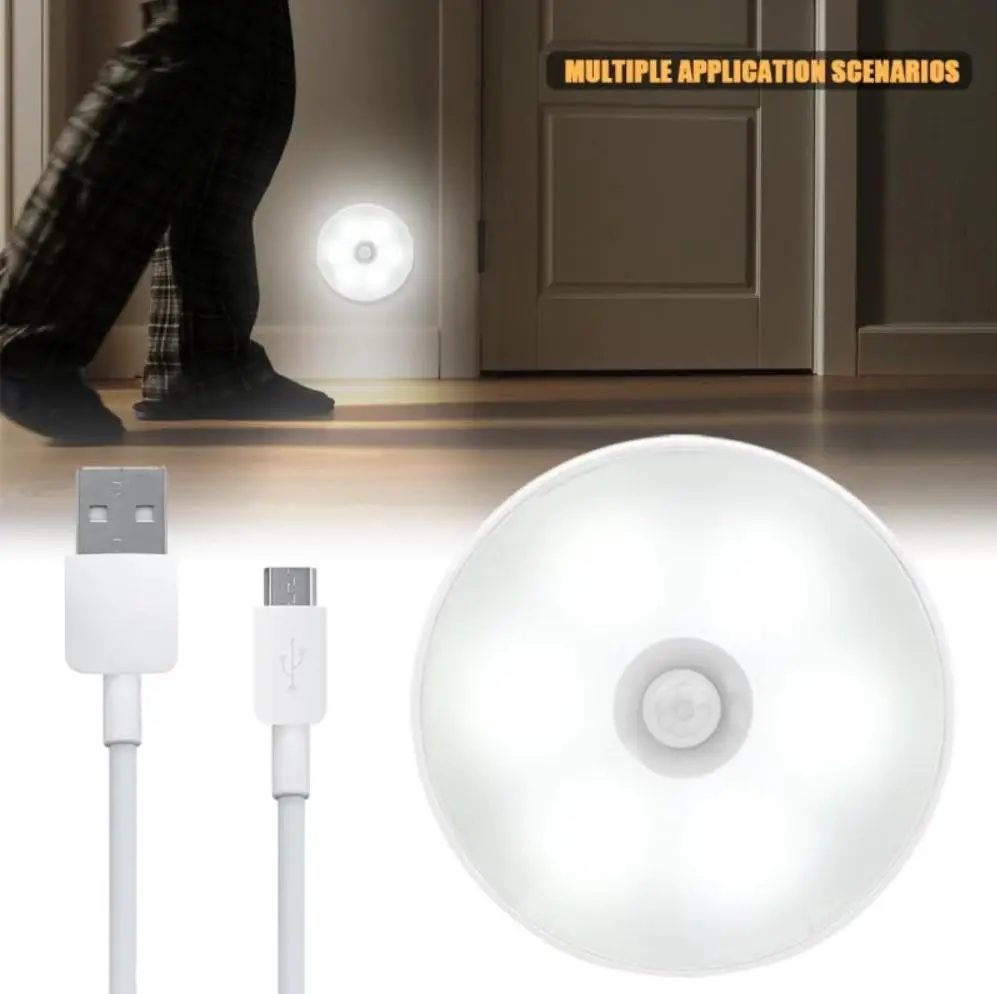 HAREKET SENSÖRLÜ USB ŞARJLI LED IŞIK LAMBA 2