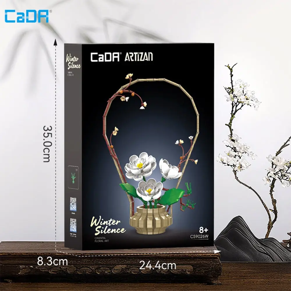 C59026W CADA ÇİÇEK SANATI KIŞ TEMALI 990 PARÇA BLK 2