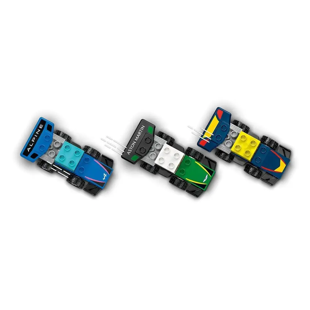 10445 Lego Duplo F1 Takımı Yarış Arabaları ve Sürücüleri 70 parça +2aş 3