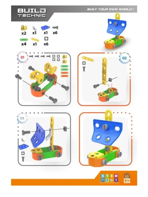 Sök Tak 22 Parça Yelkenli Build Technic - 4100101-2-22 - 1 ADET 2