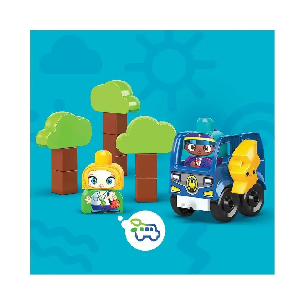HDX90 MEGA BLOKS® Doğa Dostu Otobüs Seti 36 parça +1 yaş 4