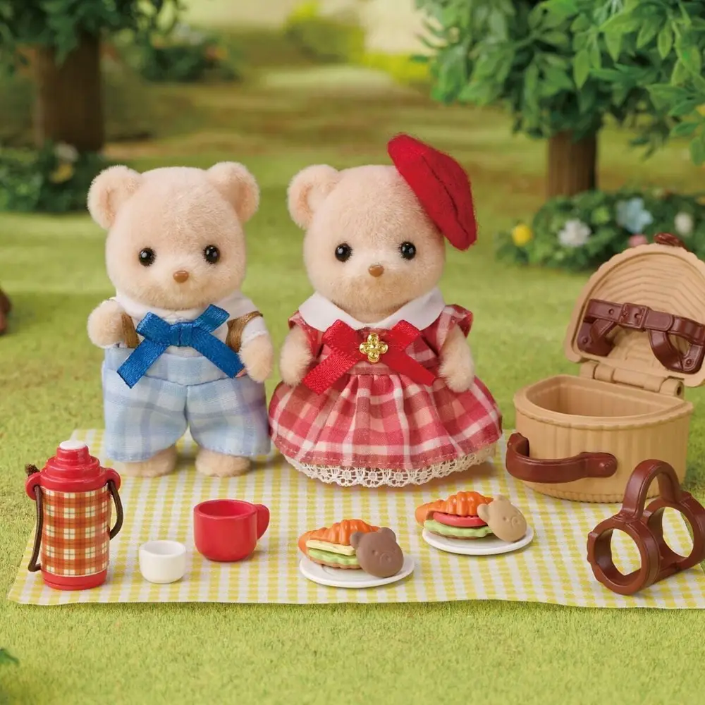 5852 Sylvanian Families Biscuit Kardeşler Leziz Piknik Seti +3 yaş 5