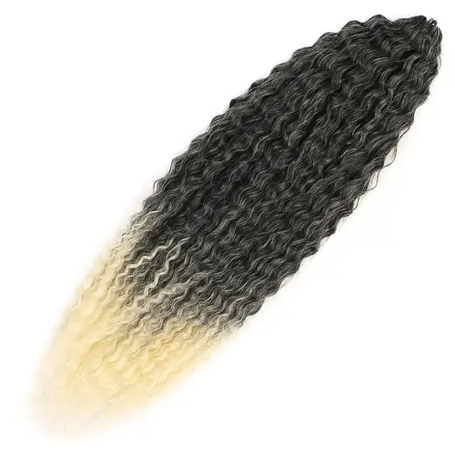 Brazilian Afro Daası / Siyah / Platin Ombreli
