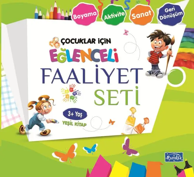 Eğlenceli Faaliyet Seti - Yeşil - 3+ Yaş