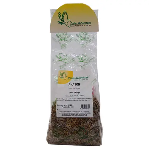 Anason u Doğal Tane 100 Gr Paket