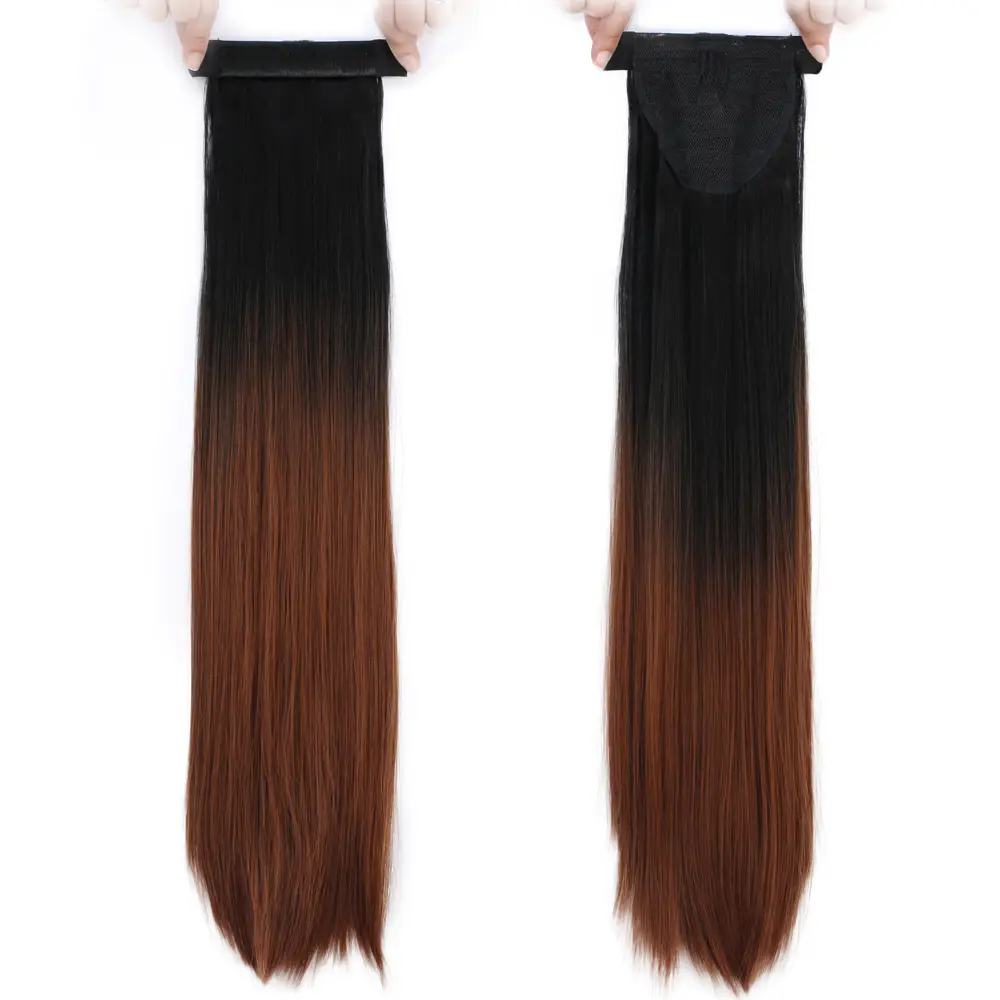Fiber Sen Sihirli At Kuyruğu / Siyah / Karamel Ombreli 3