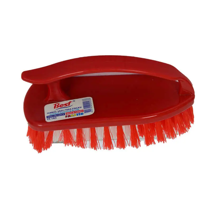 Yaka Fırçası Sembol Plastik Tutma Saplı Fırça Karışık Renk 14 Cm 3