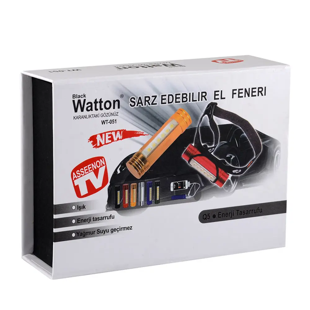 Powerbank Kafa Feneri Wt-051 3