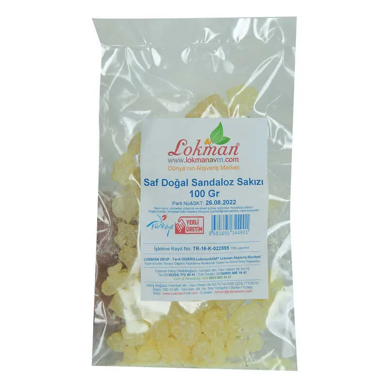 Sandz Sakızı Doğal 100 Gr Paket 3