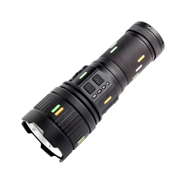 F.B.I Pro F-3001 Alüminyum TG LED Güç Göstergeli Type-C Şarjlı El Feneri 100 W
