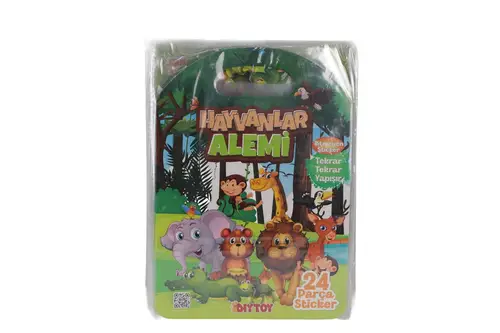 3028 BİTMEYEN STİCKER HAYVANLAR ALEMİ