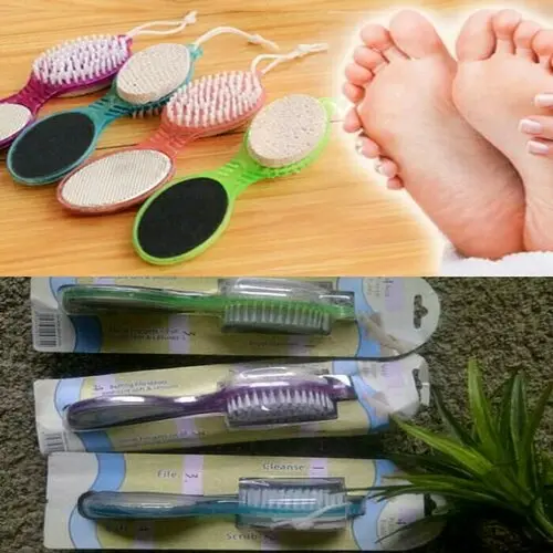 Törpülü Fırçalı Topuk Taşı - 4in1 4
