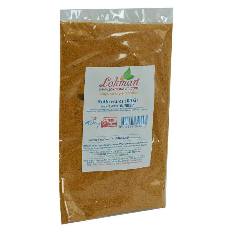 Köfte Harcı Baharat Karışımı 100 Gr Paket 4