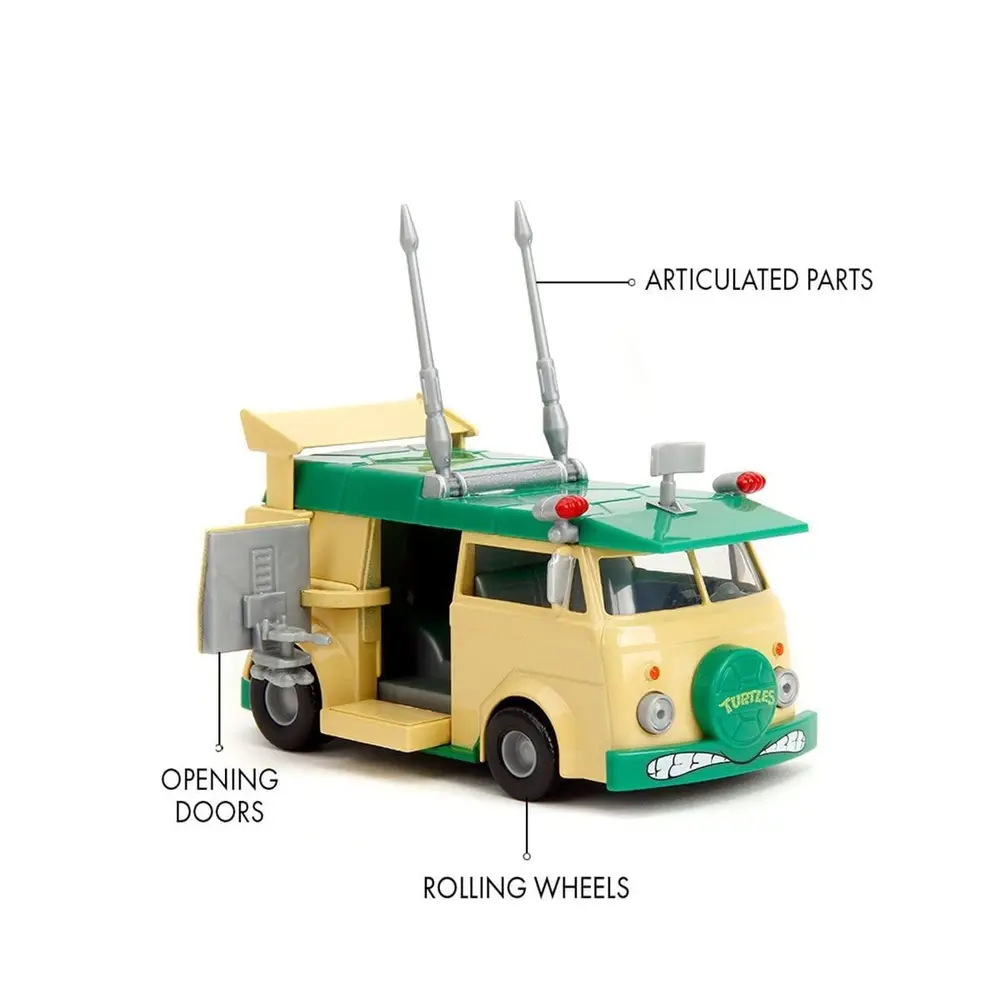 253282000 Jada Turtles Party Wagon 1:32 4