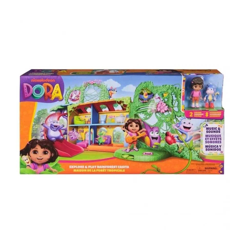 S00007656 SUN-SPM-FİGÜR OYUN SET DORA YAĞMUR ORMANLARINI KEŞFET 2FGR.(DORA) 4