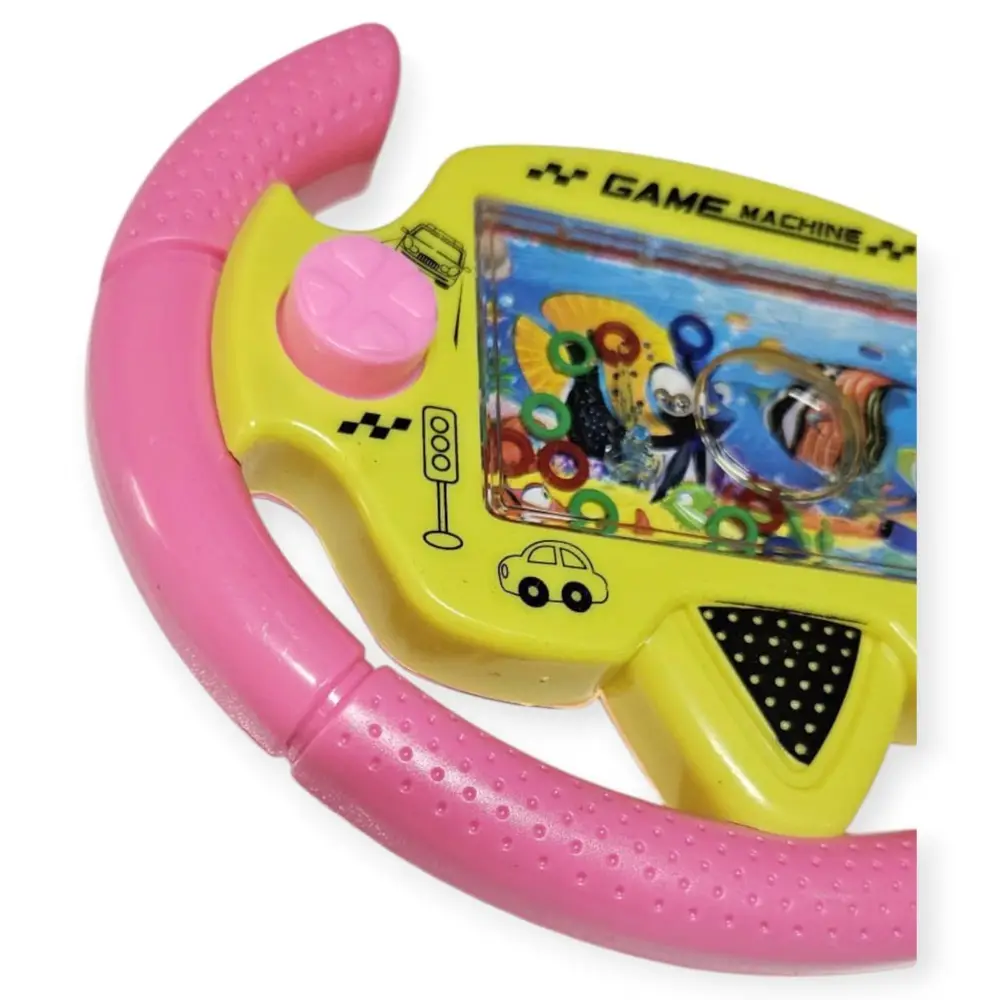 Direksiyonlu Su Oyunu - H Geçirmeli - Fidget Oyuncak - Pembe - 1 ADET 2