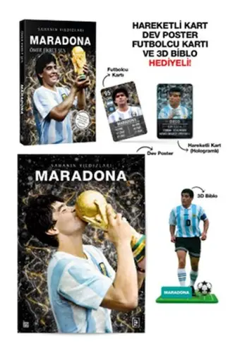 Maradona - Sahanın Yıldızları - 3D Biblo Hediyeli!