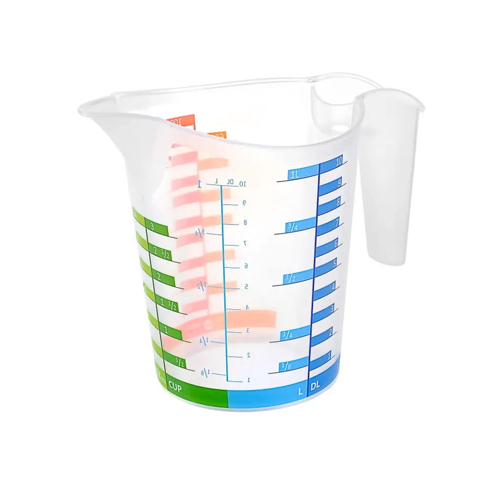 Ölçü Kabı Dereceli Renkli 1000 ML 2