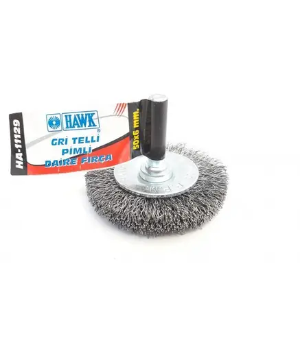 HA11129 Pimli Gri Tel Daire Fırça 50x6 mm
