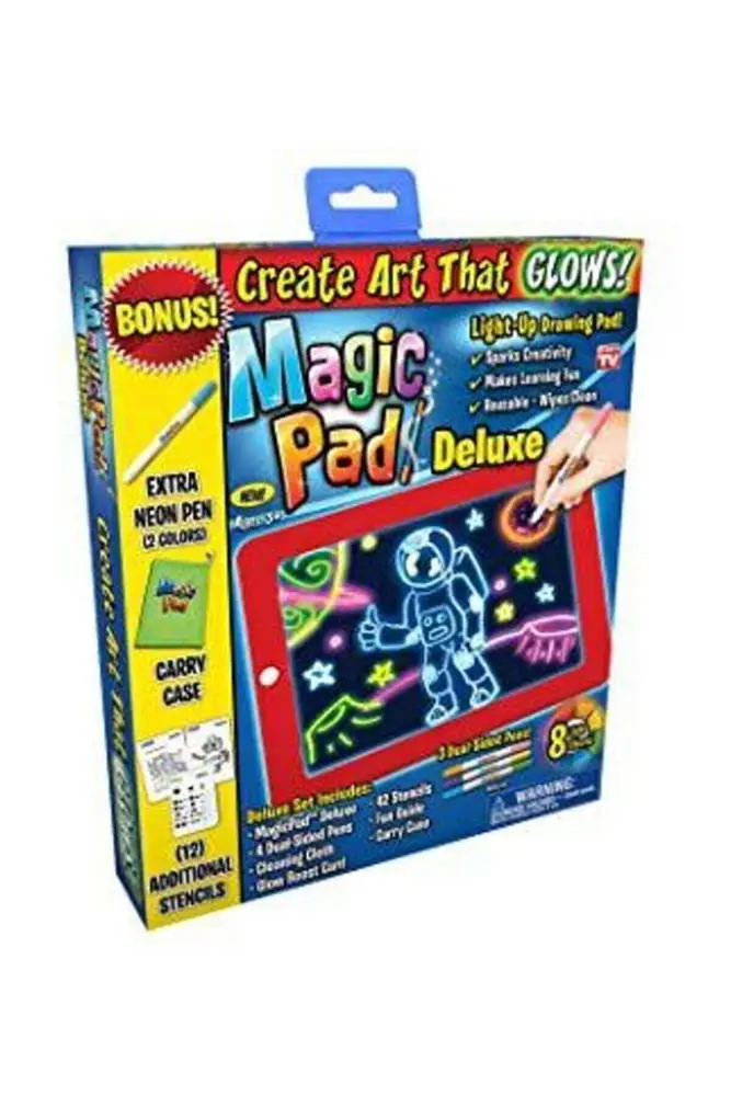 Magic Pad Çuk Eğitici Sihirli Işıklı Kalemli Öğretici Pili Pad 2